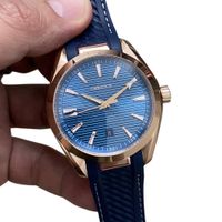 Rose Gold Blue Rubber