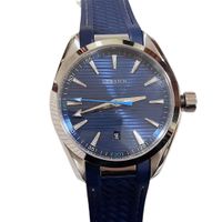 Blue DIAL blue second hand Rubber