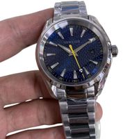 Blue Dial Yellow second hand