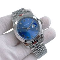 Smooth Bezel Blue Roman Dial Jubilee