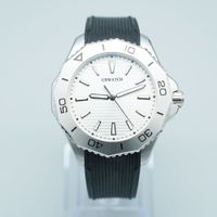 Rubber strap Silver