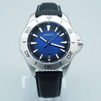 Leather strap Blue