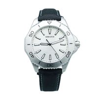 Leather strap Silver