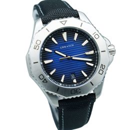 Tag Heuer Aquaracer Steel Black Dial Automatic Mens Tunisia 46MM Size Stainless Steel Case Leather STRAP