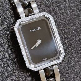Chanel j12 Ceramic Quatz Stainless Steel Mens/womens Watch Stainless Steel Case Silver Case New Black Case