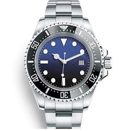 U1 Upgraded Super Lume Men Watch D Blue SEA-DWELLER Ceramic Bezel 44mm Stainless Steel BLSO Automatic Black Diver Mens Watches Wristwatches