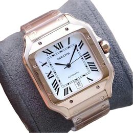 jason007 Luxury C1 Automatic Square Stainless Steel Strap Mens Watches 40MM High Quality