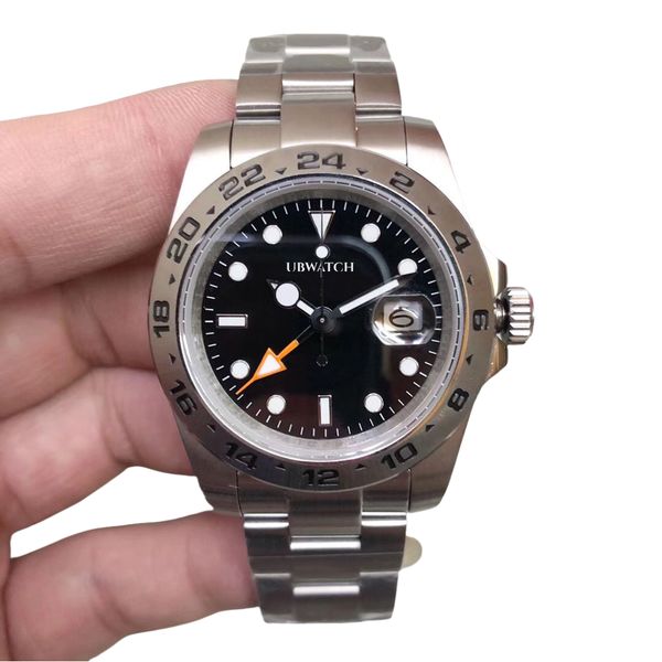 U1 AUTOMATIC SAPPHIRE GLASS 42MM Mens Wristwatches Tough Durable Stainless Steel Round Hour Marker Watch ST9 226570 Explorer Polar